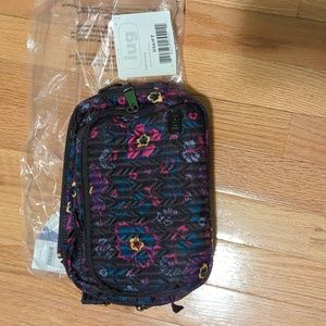 Lug Mini Ranger Crossbody Boho Floral Black New with Tags